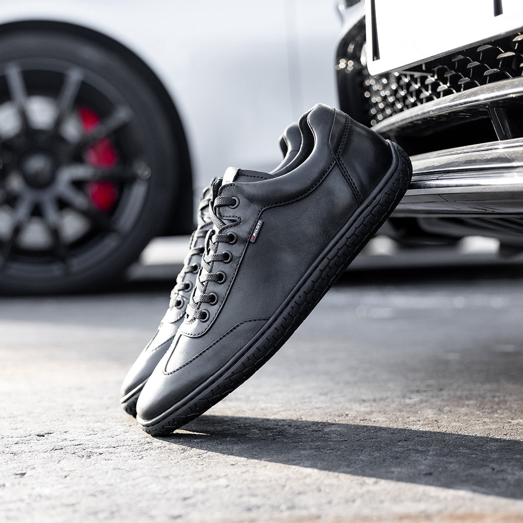 Men's Suede Shift Driving Sneaker White Piloti