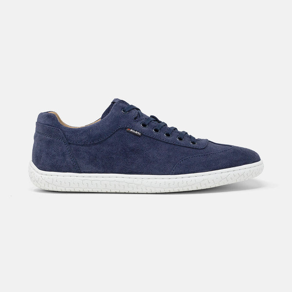 Men's Suede Shift Driving Sneaker - Midnight (White Sole) – Piloti